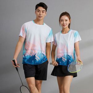 Maglia traspirante personalizzata da ping pong gonna da <span class=keywords><strong>pallavolo</strong></span> uniforme nazionale di Badminton e <span class=keywords><strong>Set</strong></span> corto per gli uomini delle donne - Product Image 2