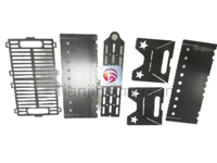 Pièces en acier soudées découpées au laser de fabrication de tôle de gril de BBQ personnalisable pour dessiner la structure vierge