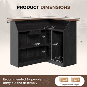 Commercial Tavern Bar Counter <b>Table</b> Multi-purpose Dining & Bar <b>Table</b> Sturdy Structure Commercial Furniture for Restaurant Club - Product Image 6