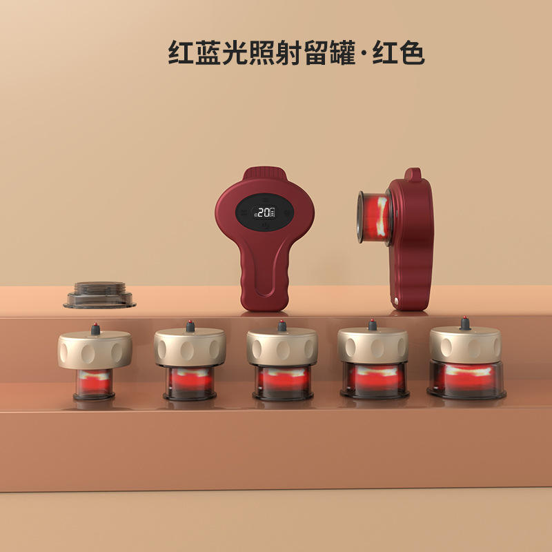 Irradiation par lumière rouge et bleue pour la ventouse (rouge)