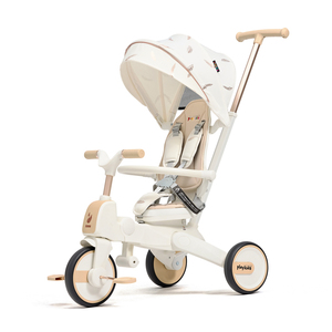 Playkids 2025 <span class=keywords><strong>3</strong></span> roues pliable enfant bébé <span class=keywords><strong>Tricycle</strong></span> 4 <span class=keywords><strong>en</strong></span> <span class=keywords><strong>1</strong></span> poussette vélo enfants Trike Tricycles bébé pour enfant <span class=keywords><strong>1</strong></span>-6 ans - Product Image 1