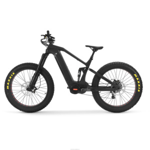 Vélo électrique tout-terrain à suspension intégrale avec cadre en carbone, pneus larges de 26 pouces, moteur central Ultra M620 1000W 750W, puissant, pour adultes - Product Image 3