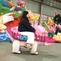 Nouvelle Voiture Électrique Dinosaure pour Enfants, Scooter Électrique Dinosaure à Conduire, Modèle Parc d'Attractions, à Vendre