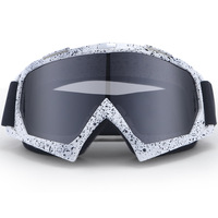 Masque de protection rétro pour cyclisme et moto avec lentille anti-vent, anti-poussière, pour le ski et le cross-country, compatible avec les casques, pour hommes et femmes