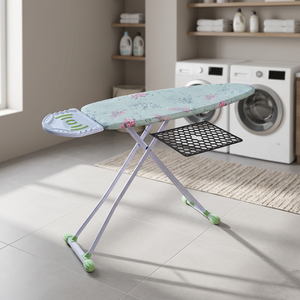 Planche à repasser Ellipse Lux Mini moderne, portable, pliable, à hauteur réglable, avec housse en tissu durable, couleur personnalisable, pour vêtements et usage domestique - Product Image 3