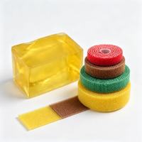 Bloc d'adhésif thermofusible jaune JCXC, colle industrielle haute adhérence pour le collage de bandes auto-agrippantes et l'assemblage d'accessoires