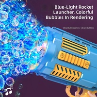 Machine à bulles électrique entièrement automatique à sept couleurs pour enfants, 36 trous, fonctionnant sur piles, jouet d'été en plastique pour l'extérieur