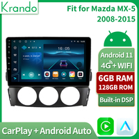 Krando 6GB 128GB TS10 7862 10 polegadas unidade principal android carro navegação de rádio gps para Mazda MX-5 2008-2015