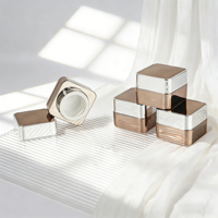 Pot de Gel UV de Luxe 5G Électroplaqué avec Conception Anti-Lumière, Gel Constructeur, Emballage Premium pour Vernis à Ongles