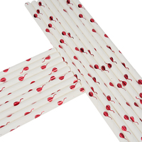 Pailles en papier compostables écologiques de qualité supérieure, pailles en papier jetables droites pour les fêtes, les banquets et les boissons
