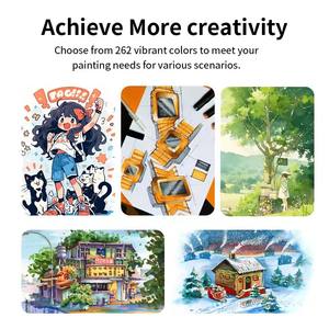 Spidol Permanen Berbasis Alkohol untuk Menggambar dan Grafiti, Ujung Ganda, 60-262 Warna, Set Spidol Seni Murah dari Pabrik - Product Image 6