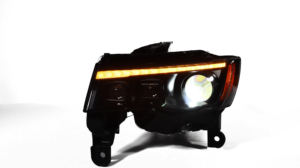 DK Motion LED <strong>Headlight</strong> for Jeep Grand Cherokee with non-adaptive xenon or halgen 2014-2021 4th Gen Headlamp - Product Image 6