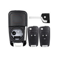 Coque de clé pliable de rechange 2/2+1/3 boutons pour Chevrolet – Prix de gros (seulement la coque)