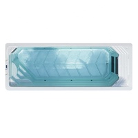 Piscine extérieure en acrylique personnalisée pour villa, maison d'hôtes, salle de sport, usage familial et commercial