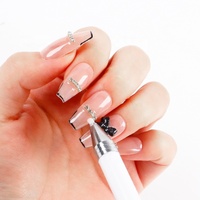 BQAN Professionnel Manucure Dot Outils Strass Double Fin Cire Nail Art Dotting Pen Pour Strass