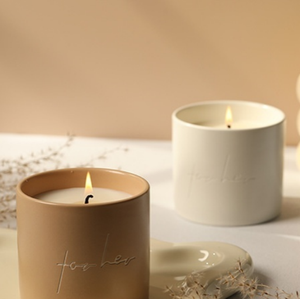 Bougies Parfumées en Gros Marque Privée Pot en Céramique Minimaliste Nordique Décoration de Luxe pour la Maison Cadeau Fête <span class=keywords><strong>des</strong></span> Mères - Product Image 5