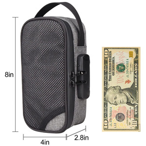 Nuevo Diseño 2025 Contenedor Doble Grande para Almacenamiento, Estuche de Malla a Prueba de Olores con Combinación de Forro de Carbón, Bolsa Hermética para Almacenamiento de Piezas - Product Image 5