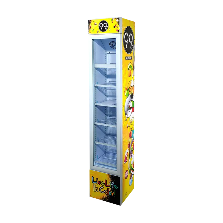 Meisda SC105B 105L su misura in vetro verticale porta birra Display frigo verticale per bevande