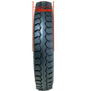 Kunden spezifisches elektrisches Dreirad Vorderrad 4.00-12 Qualität Verschleiß festes Gummi Farm Equipment Lenkrad für <span class=keywords><strong>Micro</strong></span> Pinne Reifen - Product Image 3