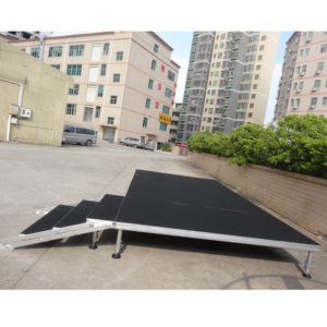 Escenario de Plataforma de Madera de 4x8 pies, Modular de Aluminio, Portátil para Exteriores, Fácil de Montar, para Conciertos - Product Image 5