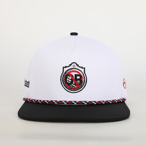 <span class=keywords><strong>2025</strong></span> phong cách mới tùy chỉnh 5 Bảng điều khiển <span class=keywords><strong>Snapback</strong></span> Laser Cut Hole Golf hat thể thao phẳng vành mũ cho nam giới - Product Image 2