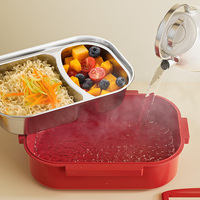 Boîte à lunch isotherme en acier inoxydable 316, assiette bento à compartiments séparés pour les élèves, conteneur alimentaire pour enfants, garçons et filles
