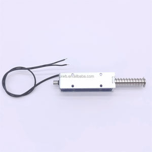 U1095s 50 मिमी स्ट्रोक सोलनॉइड कोइल dc <span class=keywords><strong>24v</strong></span> 40n बल ओपन फ्रेम पुश प्रकार प्रिंटर के लिए - Product Image 6