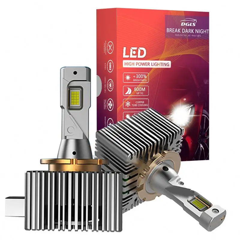 100W 10000lm D2 D4 Auto Led Koplamp D1 S D 2S D 3S D 4S D 4S D 8S Foutloos Canbus Hid Xenon D8 D1 D3 Auto Led Koplamp