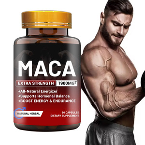 Organic Maca Root <strong>Capsules</strong> High Purity <strong>Herbal</strong> Energy Endurance Stress Relief Fertility Natural Desire Support - Product Image 1