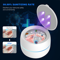Nettoyeur Ultrasonique UV pour Bijoux, Montres, Prothèses Dentaires, Gouttières et Appareils Orthodontiques