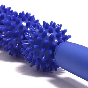 Amyup High Quality Blue Massage Stick With Spiked Balls