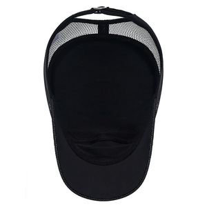 <b>Flat</b> Cap Mesh Breathable Sun <b>Hat</b> For Men Summer Outdoor Sport Protection Black - Product Image 4