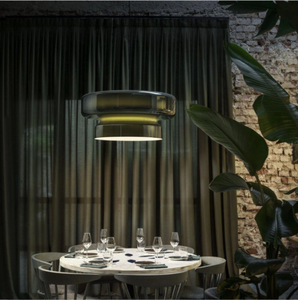 Art nordique postmoderne, restaurant, <span class=keywords><strong>café</strong></span>, club-house, boutique, hôtel, design personnalisé, coloré, luxe léger, fer et verre - Product Image 3
