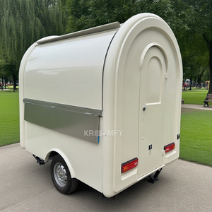 Factory Concession Mini Hot Dog <b>Stand</b> Trucks <b>Ice</b> <b>Cream</b> Cart Mobile Kitchen Trailer Commercial Service Window Food Truck - Product Image 1