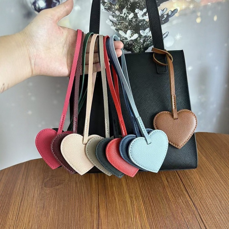 Cute PU Leather Flower Bag Pendant