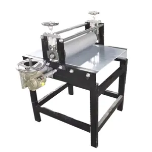 Mesin gosok pembuat cetak lembaran kertas Manual yang dapat disesuaikan kualitas tinggi untuk seni tembikar dengan peredam