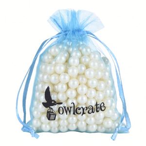 Bolsa de Regalo Pequeña con Logotipo Personalizado, Organza Transparente con Cordón de Cierre, Bolsa de Regalo de Organza Transparente con Cordón - Product Image 4