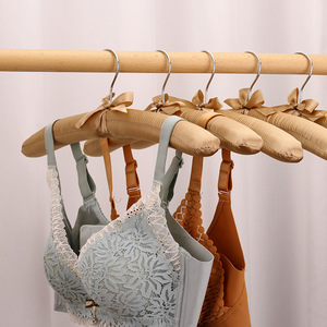 Wholesale Hotel Fabric Clothes Hangers <b>Sponge</b> Clothes Hangers Non marking Storage Special Bag Clothes Hangers - Product Image 3