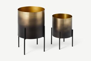 Macetero Metálico con Soporte para Plantas Decorativas de Interior, Hogar, Oficina y Decoración de Interiores Comerciales - Product Image 4