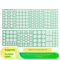 Patchs anti-boutons transparents hydrocolloïdes, emballés individuellement, 18 pièces, anti-poussière, invisibles, compatibles maquillage, pour le marché international