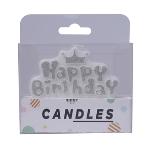 Candela con lettera a forma di corona d'oro iscrizione di <span class=keywords><strong>buon</strong></span> <span class=keywords><strong>compleanno</strong></span> decorazioni per la casa feste di paraffina di capodanno - Product Image 4