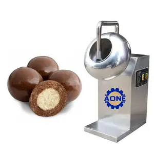 שוקולד מחבת ציפוי מכונת שקדים אגוז ציפוי בוטנים סוכר ציפוי מכונת
