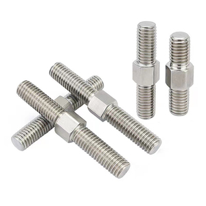 สลักเกลียวหัวหกเหลี่ยม M12 HDG DIN933 พร้อมน็อต M16 M8 เหล็กกล้าคาร์บอน เกลียวเต็มตัว ชุบสังกะสี ระดับ 6 GB5783 - Product Image 6