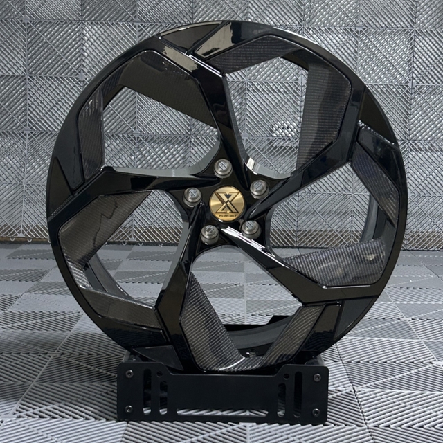 XJ Forged Carbon Fiber Wheels 5x120 22 23 Inch Custom Aluminium Alloy Rims for GTS 911 Carrera 991 GT3 M3 M4 C8 Z06 Mc20 812gts
