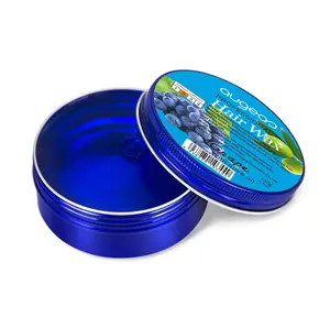 factory wholesale price customized logo good quality grape scent free shipping easy to clean oem water based hair wax pomade