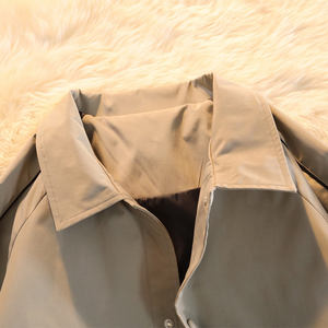 Chaqueta con logotipo personalizado para hombre, nueva colección primavera-otoño, estilo urbano informal, holgada, para uso diario, con solapa, cómoda y a la moda. - Product Image 5