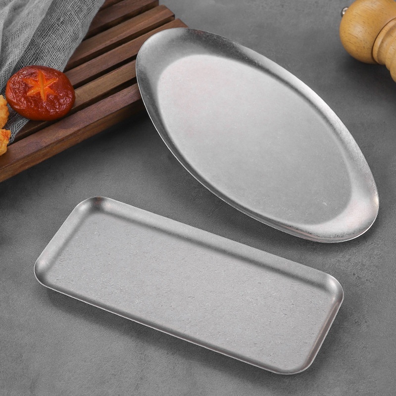 Wholesale Reusable Stainless Steel Plates Metal