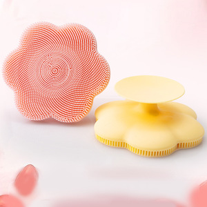 Silicone Handheld Facial Cleansing Brush Flower-Shaped for Delicate Pore Removal Blackhead Removal Facial Cleansing - Product Image 3