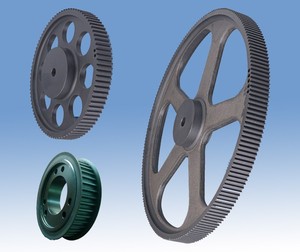 รอกสายพานลำเลียงสำหรับการเกษตร QD sheave เหล็กหล่อ TAPER Belt Gear Belt Gear Pulley สำหรับมอเตอร์ลำเลียงความเร็วลดความเร็วส่วนเก็บเกี่ยว - Product Image 2