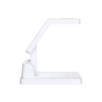 2024 Nieuwe Magnetische 3 In 1 Draadloze Oplader Station Met Wekker Voor Telefoon Hoofdtelefoon Smart Watch Opladen